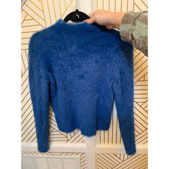 Banana Republic Mock Neck Fuzzy Sweater - Picture 6 of 8